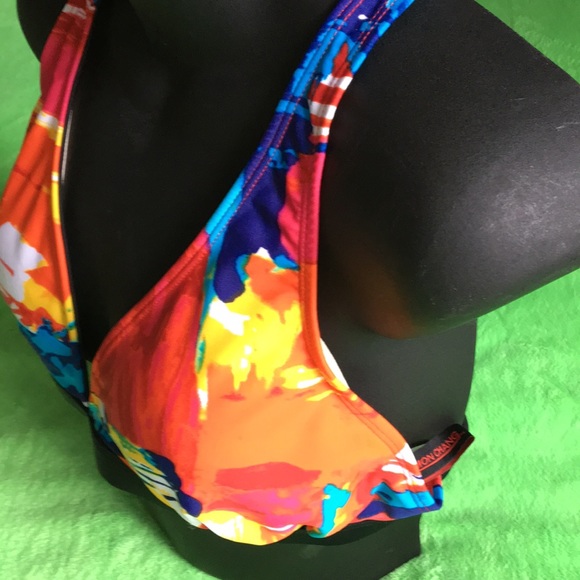 SIMON CHANG colourful bikini top - Picture 2 of 16